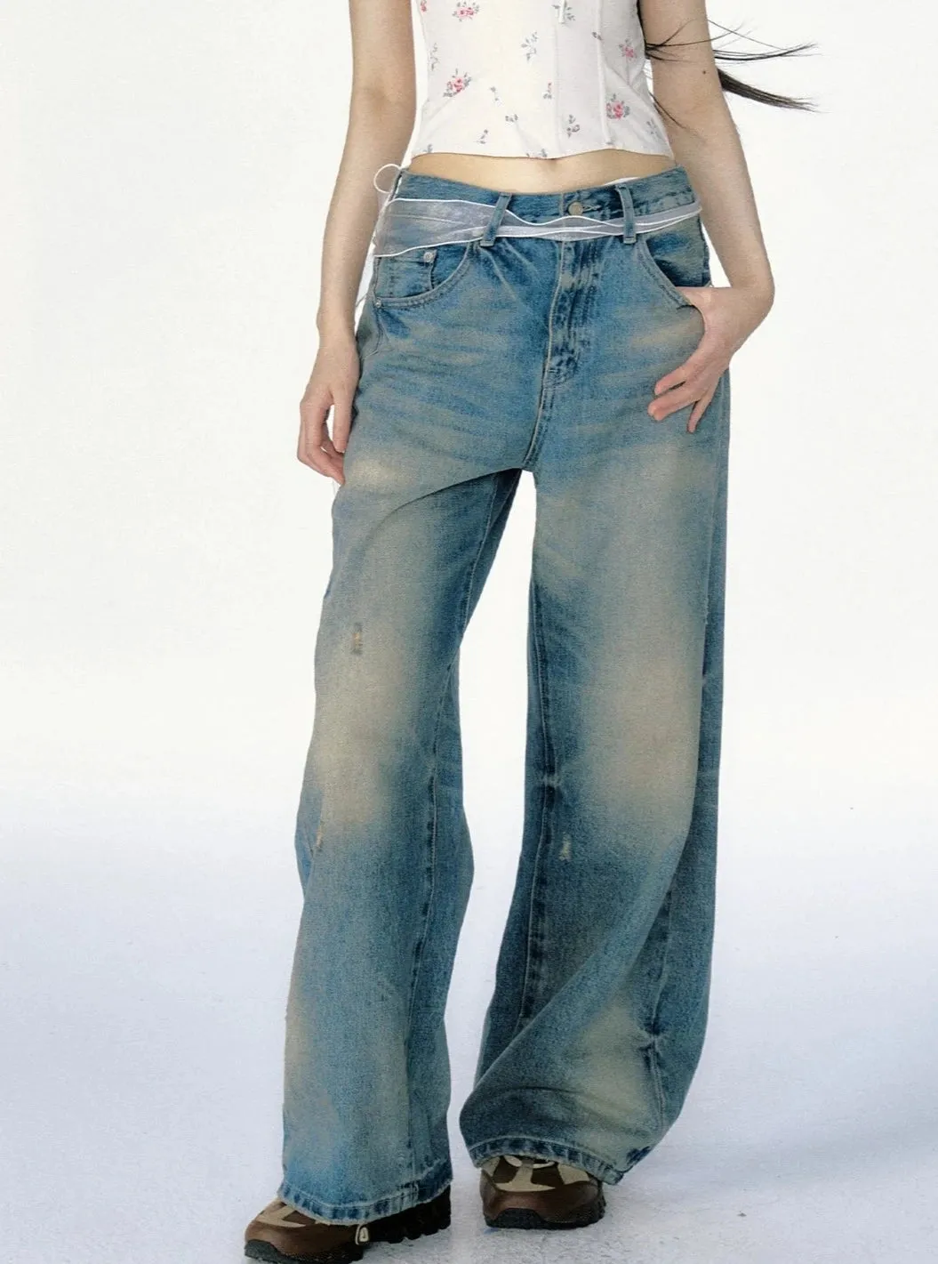 American Babes Casual Versatile Loose Pants