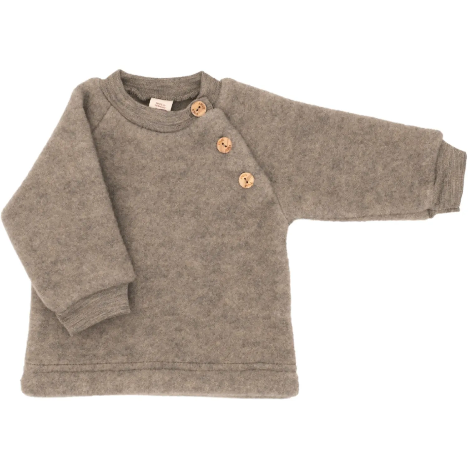 Angel Walnut Sweater With Wooden Buttons