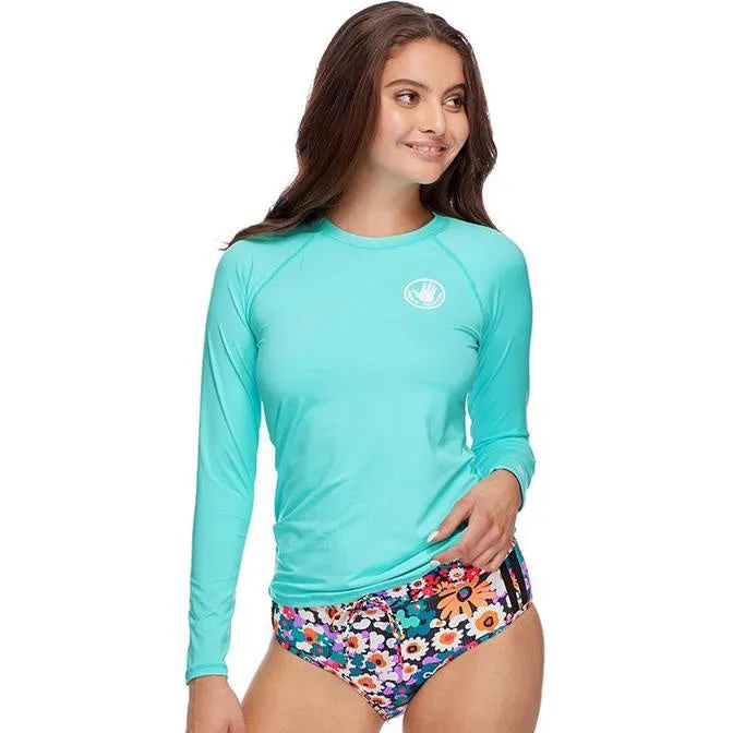 Body Glove Sleek Long Sleeve Rashguard 39-506741A - Smoothies Sea Mist