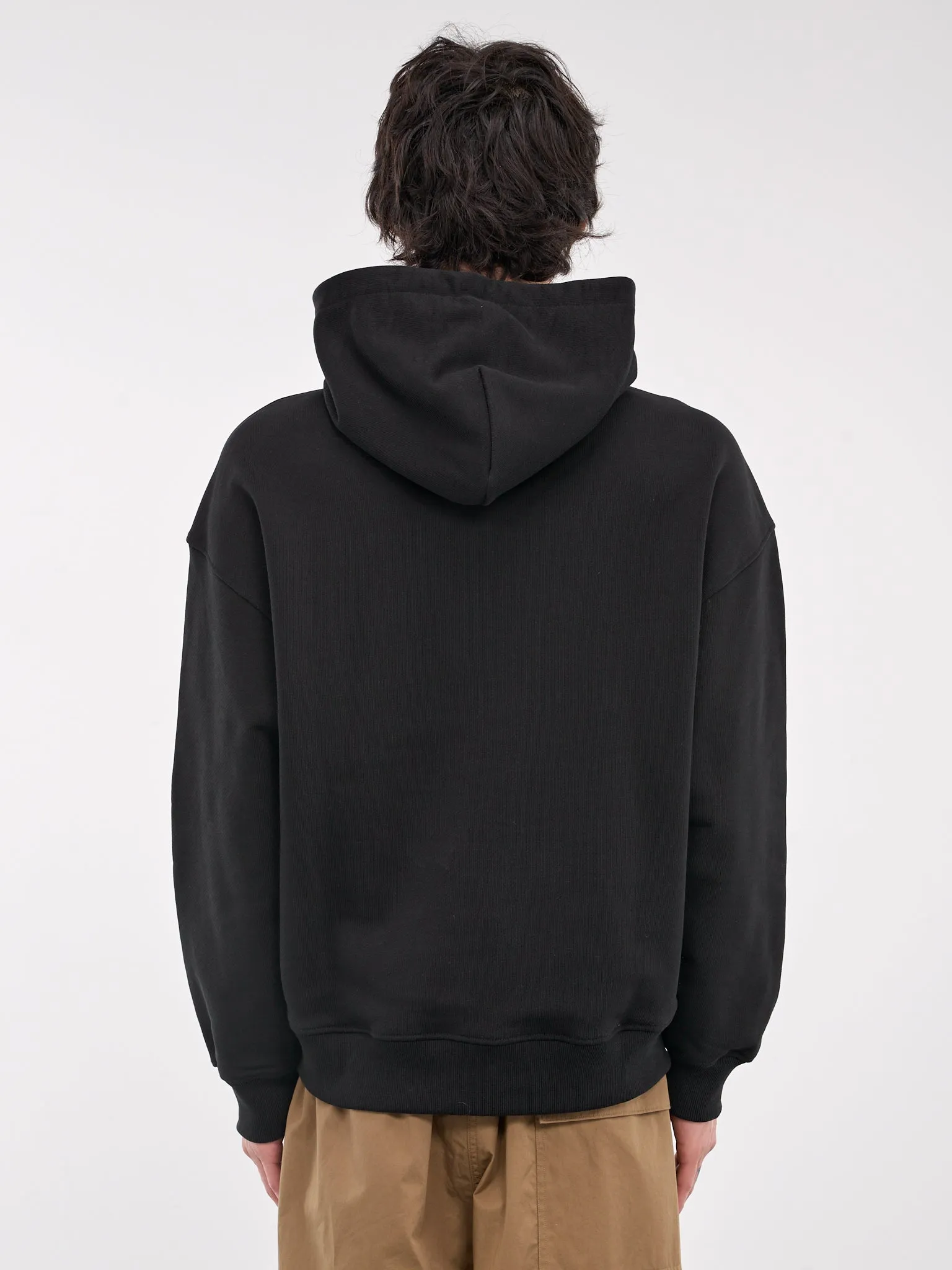 Caribbean Wrinkled Hoodie (242-6025-J024-BLACK)