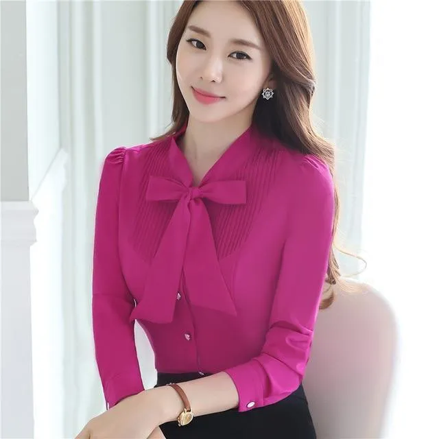 Dushi colorful Spring New professional  blouses