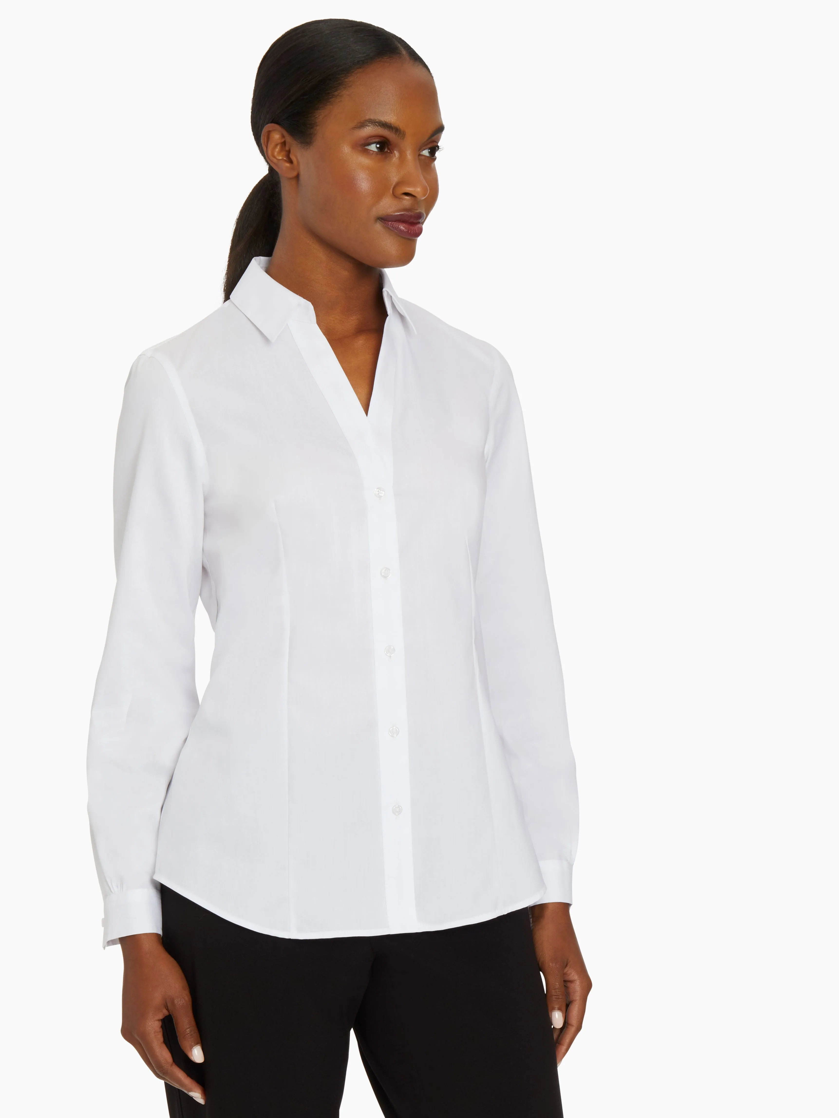 Easy-Care Button-Up Shirt