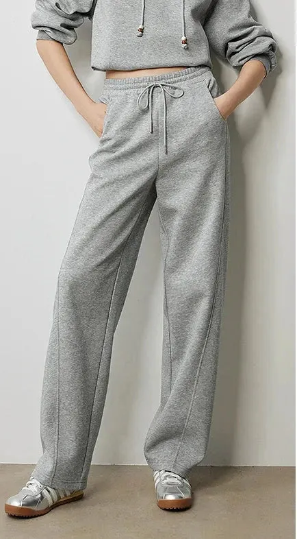 Elastic Waist Versatile Sweatpants