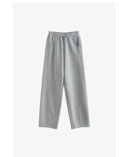 Elastic Waist Versatile Sweatpants