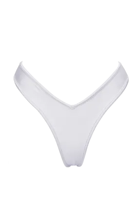 High-Cut Bikini Bottom / LULY WHITE