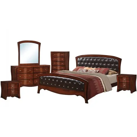 Jansen Queen Panel 6PC Bedroom Set