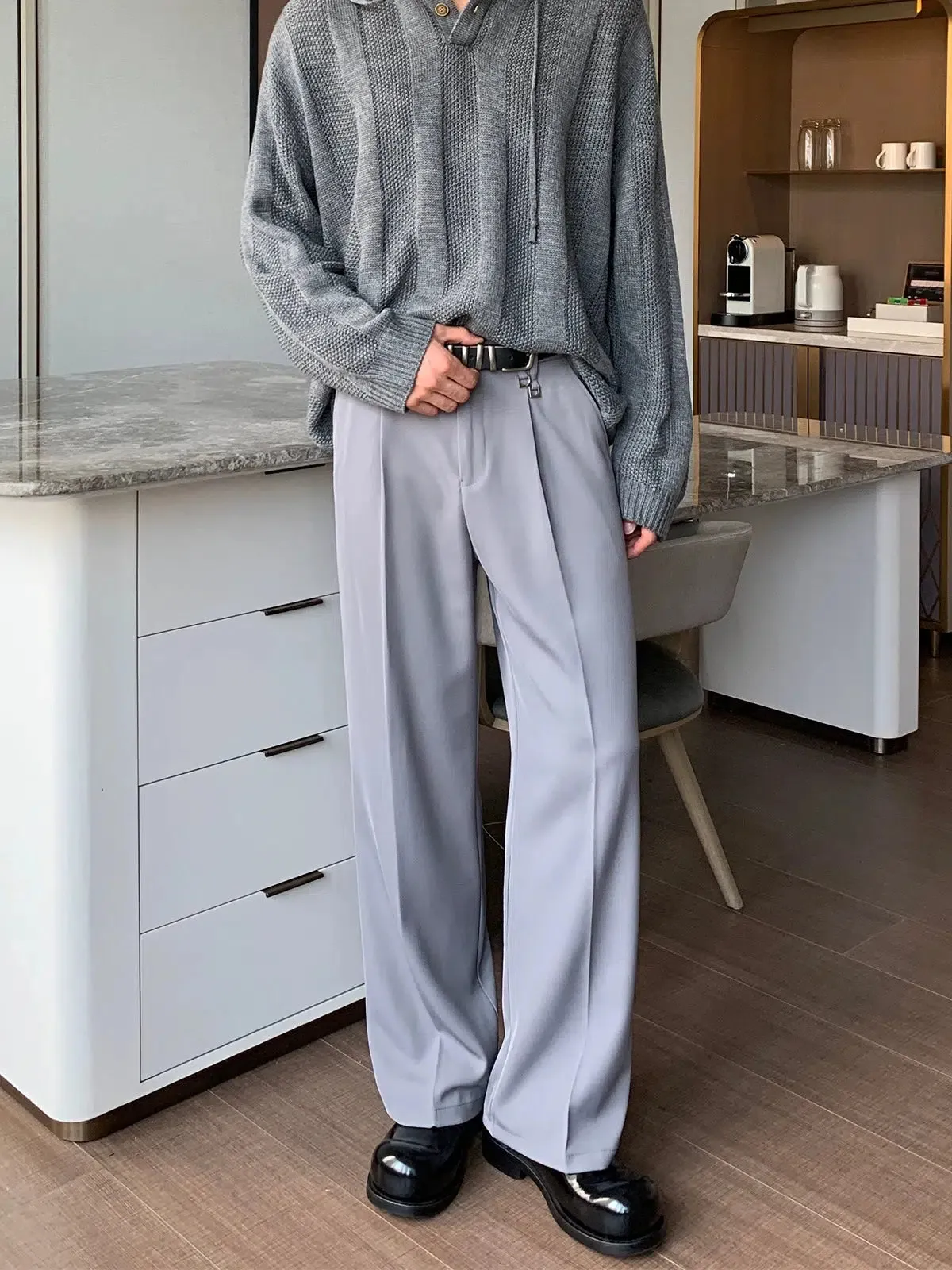 Korean Style Versatile Wide Leg Pants