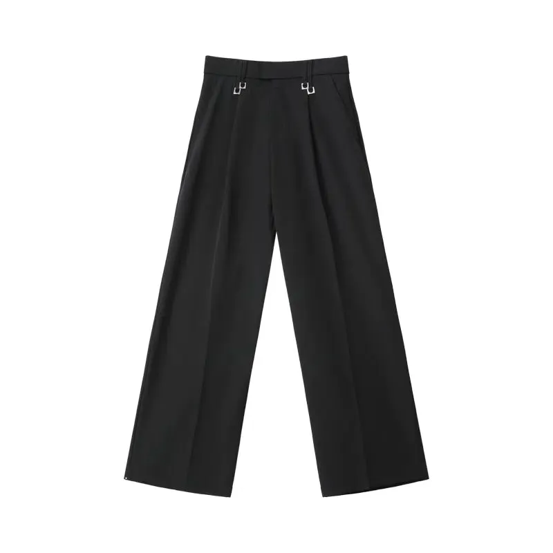 Korean Style Versatile Wide Leg Pants