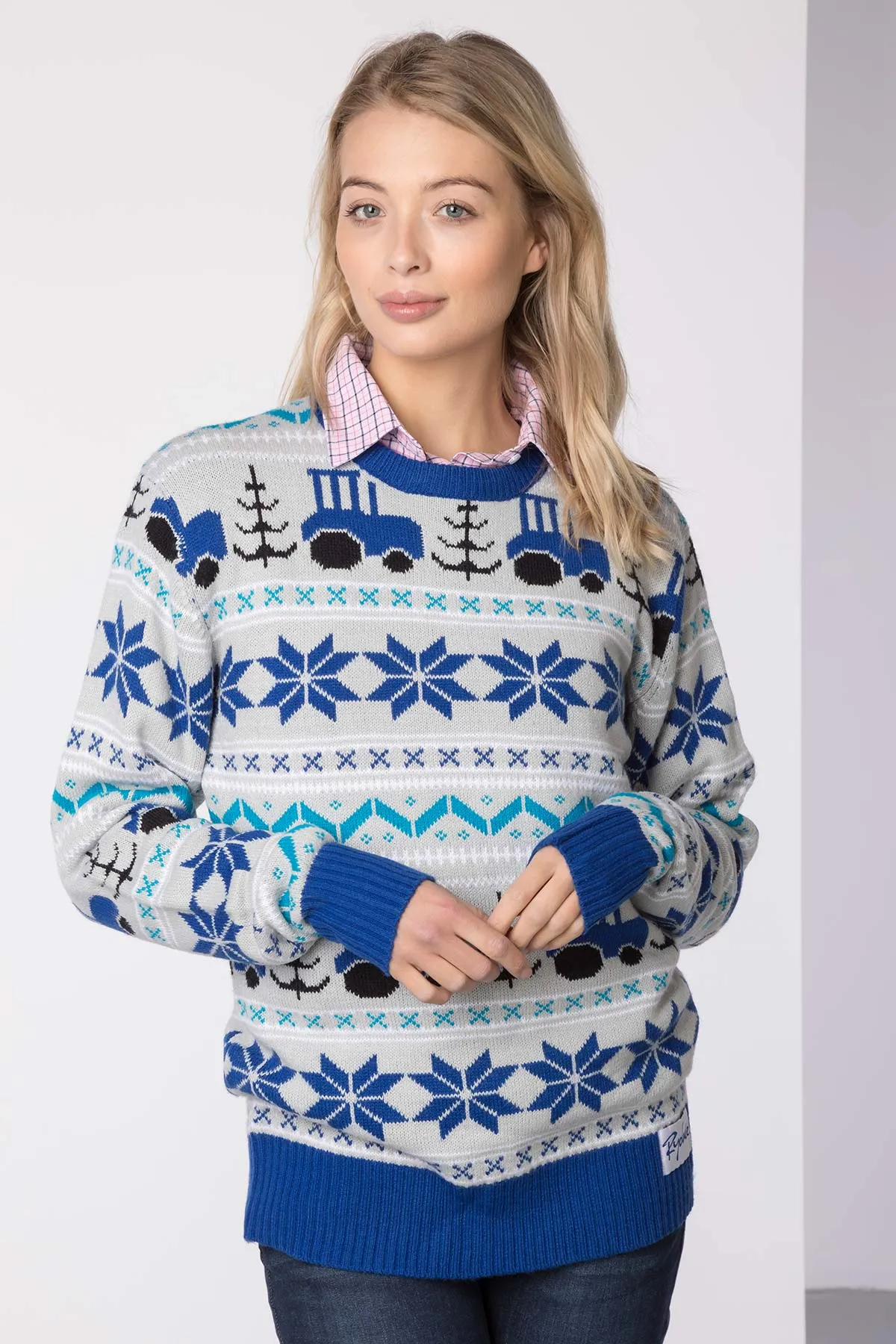 Ladies Relaxed Fit Christmas Jumper