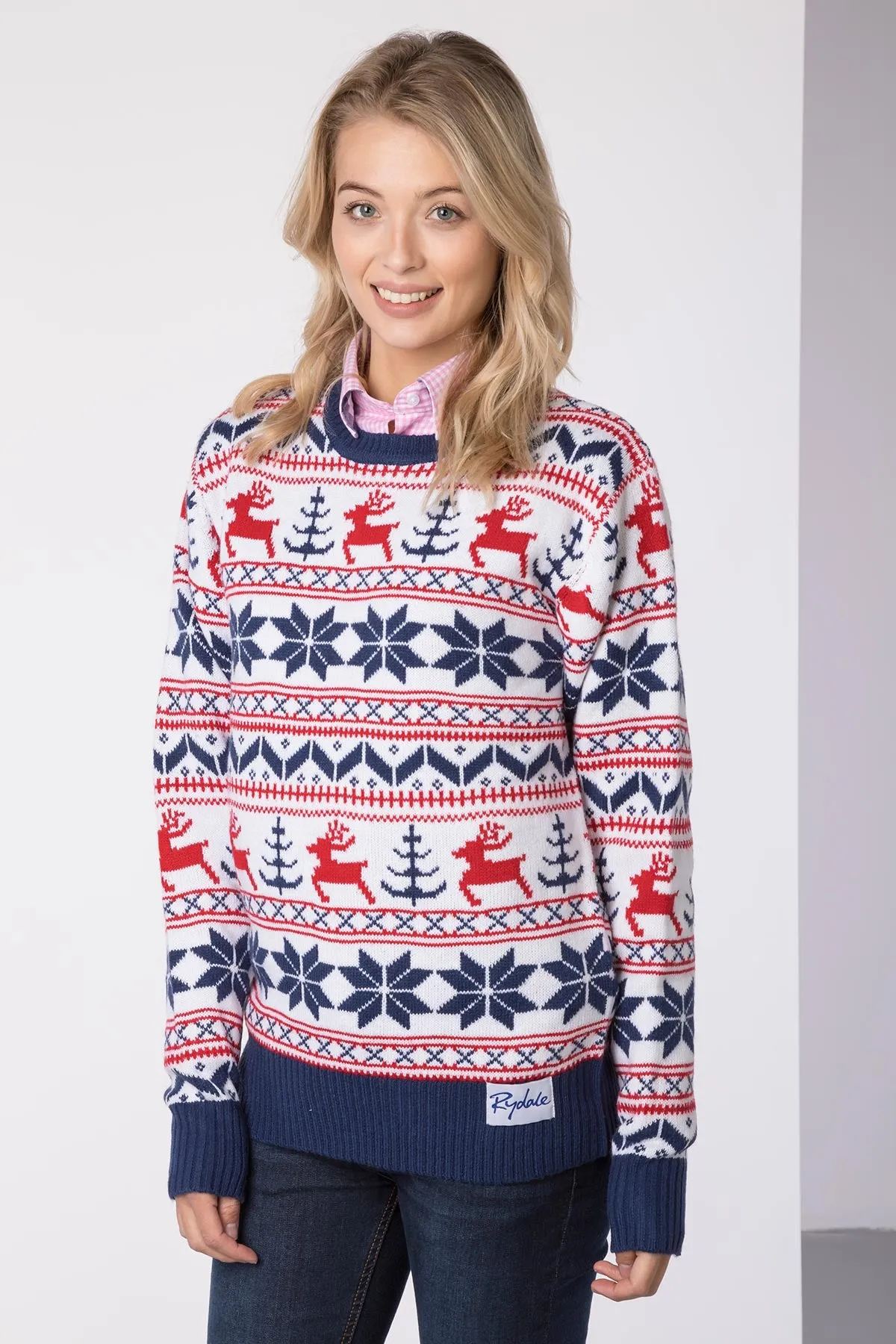 Ladies Relaxed Fit Christmas Jumper