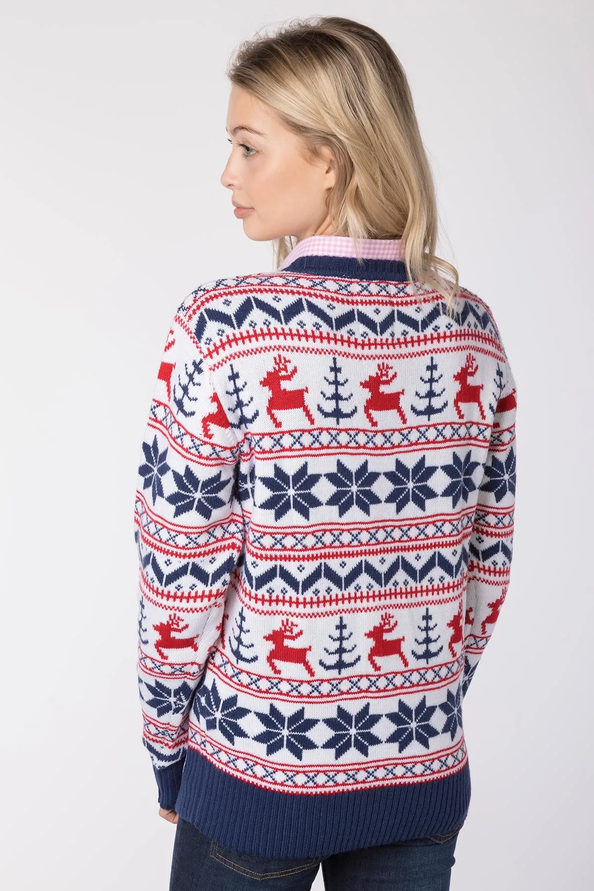 Ladies Relaxed Fit Christmas Jumper