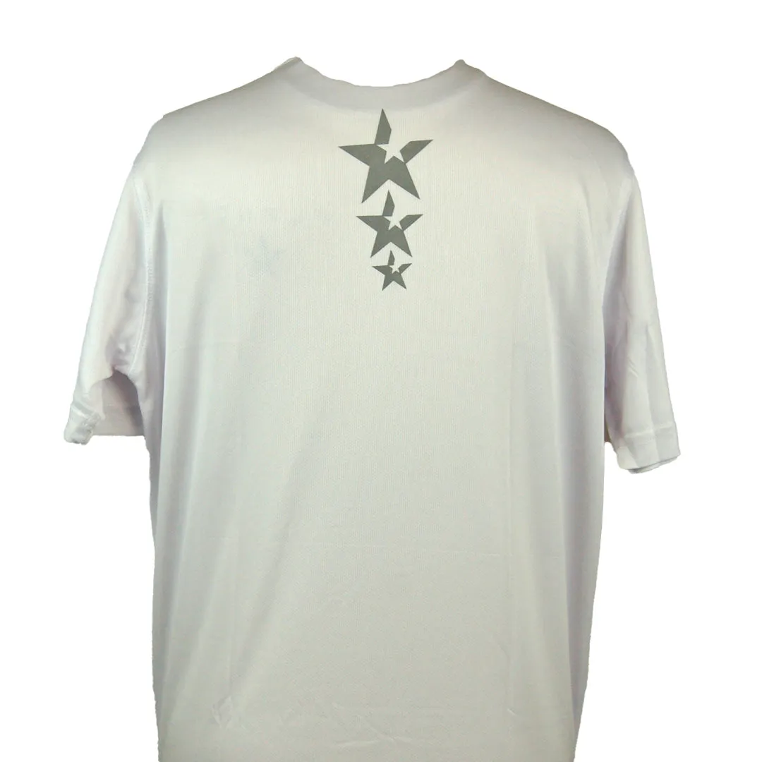 Men's T-Shirt | FLANCI Logo Hi Viz | White