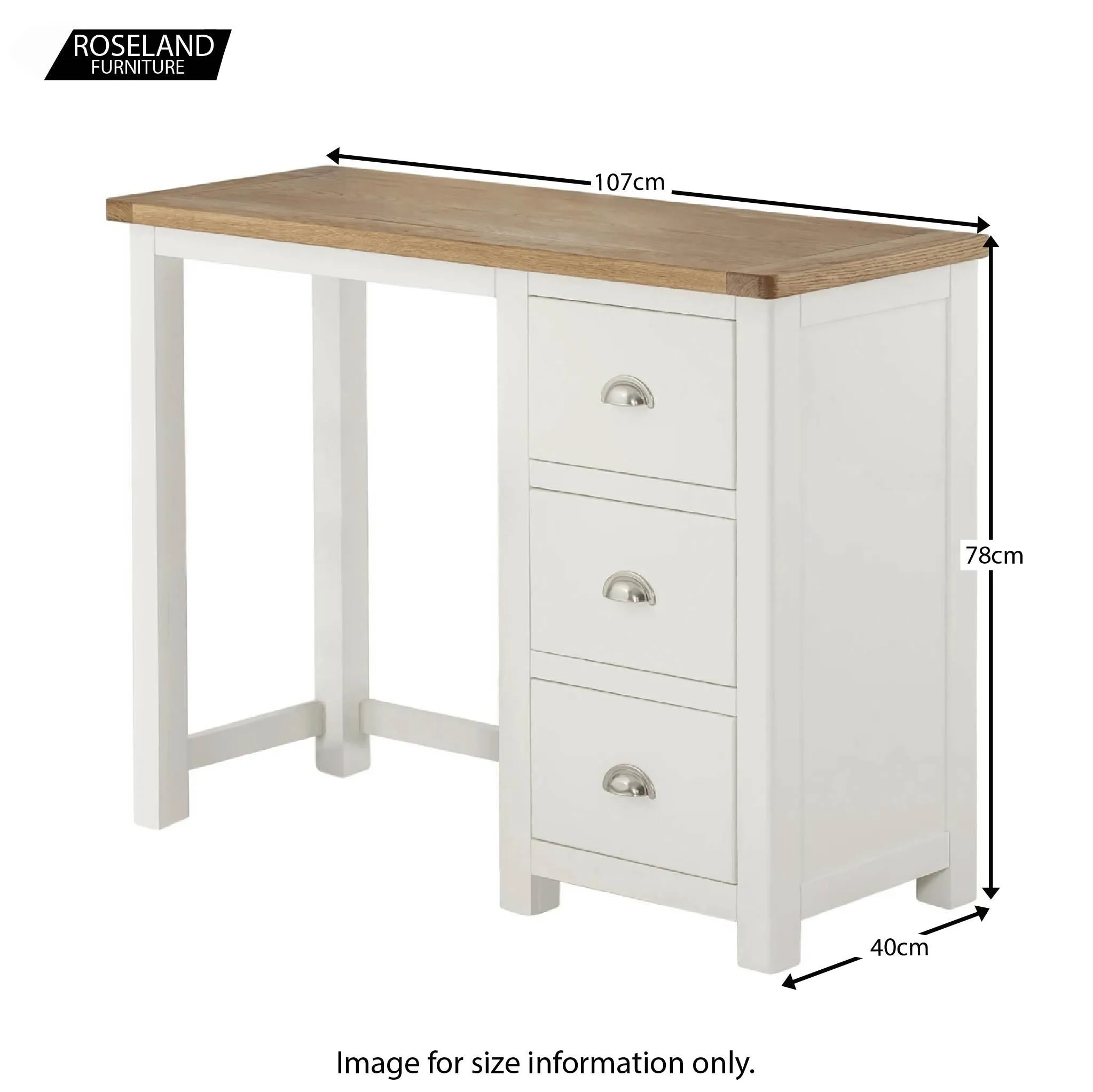 Padstow White Dressing Table