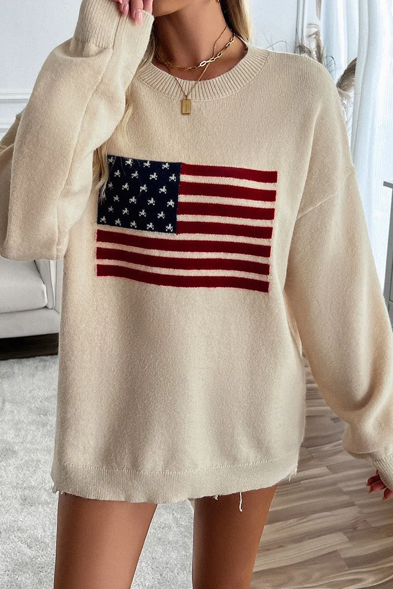 Patriotic Charm Sweater