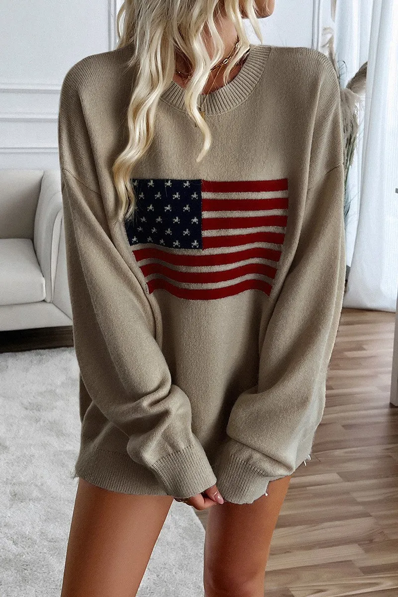 Patriotic Charm Sweater