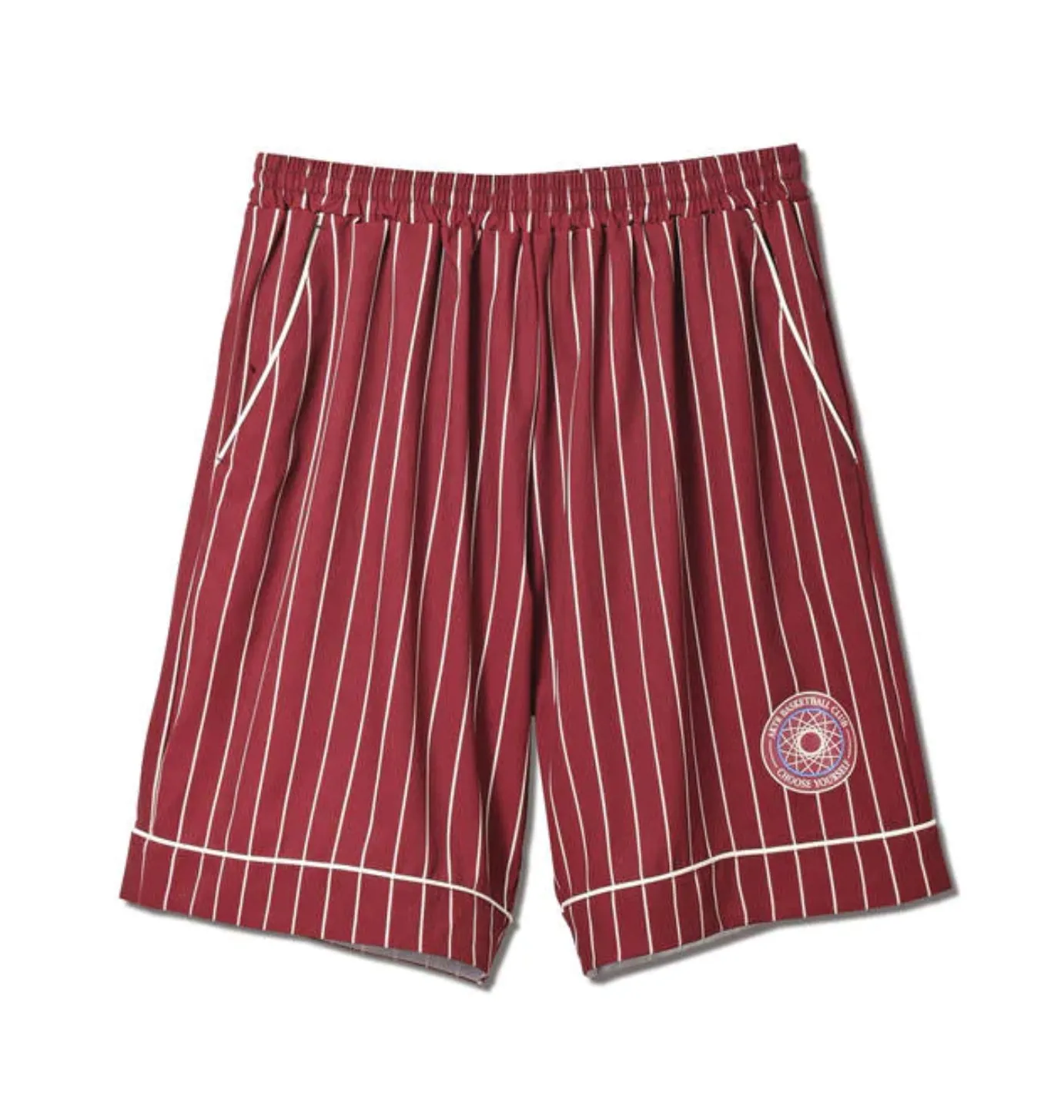 RETRO-CHIC PIPING STRIPE SHORTS