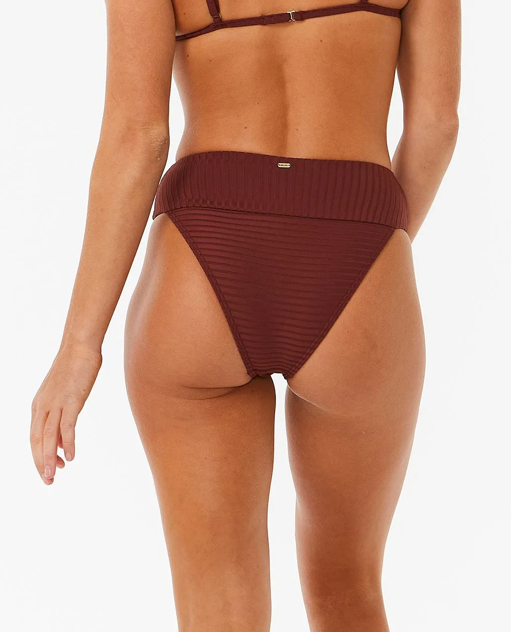 Rip Curl Premium Surf High Cheeky Bottom-Plum