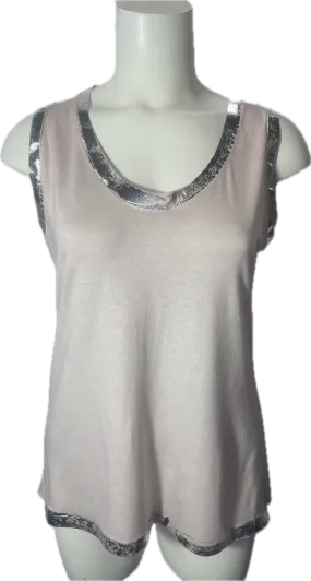 Silver Foil Tank Top