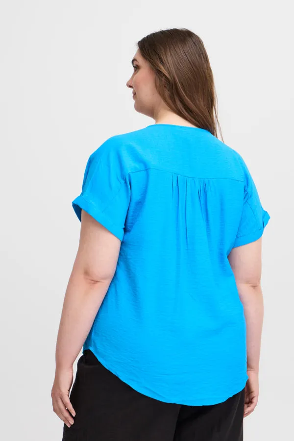 Simple Wish Hot Blouse in Blue