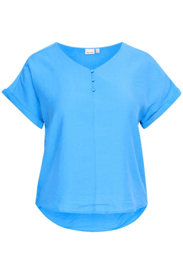 Simple Wish Hot Blouse in Blue