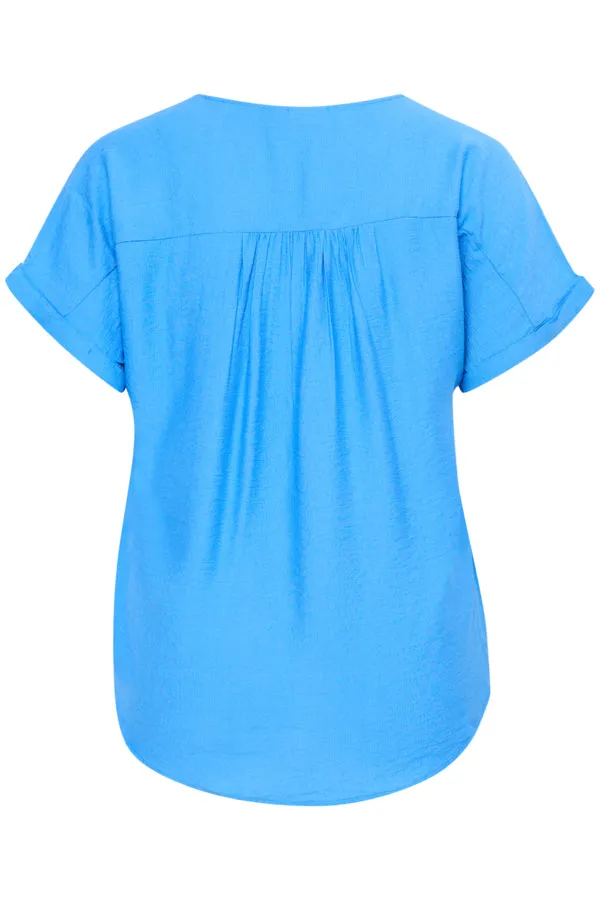 Simple Wish Hot Blouse in Blue